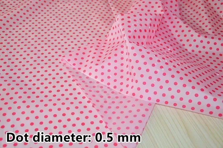 tissu imprimé imperméable motif points blancs coton bricolage couture décoration intérieur multi couleur