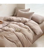 ensemble literie coton gris rose bleu moderne 220x240cm 150x200cm taies oreiller housse couvette