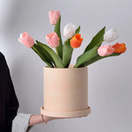 pots fleurs céramique moderne beige uni opaques 11x11x11cm 13x13x13cm 9x9x9cm succulentes