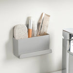porte objets mural réutilisable moderne adhésif gris clair plat respectueux environnement