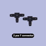 système rail led noir moderne connecteurs rails modulables éclairage intérieur salon