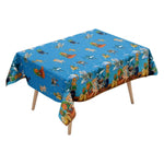 nappes jetables occassions fêtes anniversaires enfants motifs personnages cactus western opaques bleu vert marron