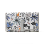 tapis changement portable bébé motif animalier blanc gris bleu
