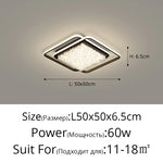 plafonnier led rond moderne cristaux blanc noir marron lampe intérieur élégante