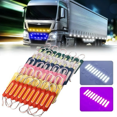 Kit 10 modules LED COB 12V/24V pour enseigne lumineuse camion