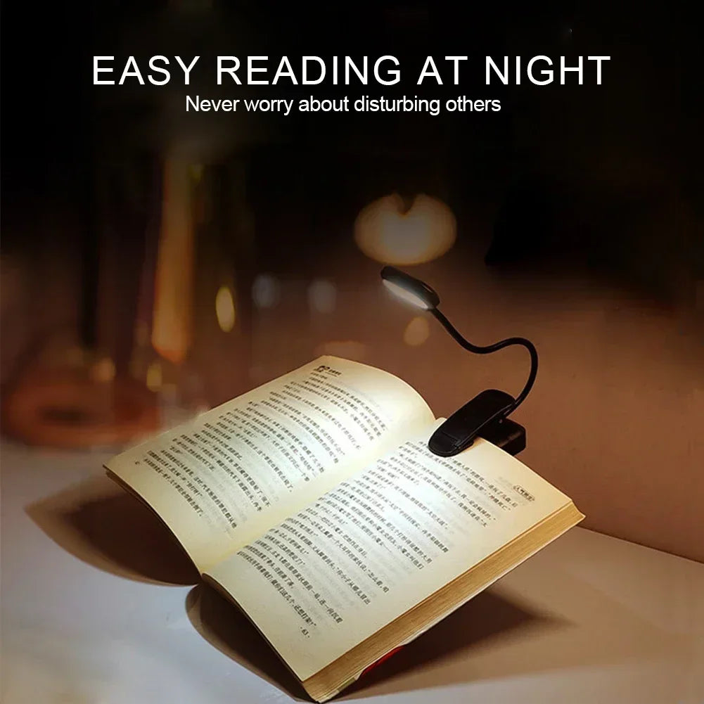 lampe lecture portable pince noire led rechargeable chambre minimaliste