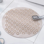 tapis bain antidérapant rose bleu rondelles floraux ventouses adhésives moderne pratique douche bain sécurité