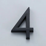 numéro porte adhésif acrylique moderne noir 38mm 60mm minimaliste rond simpleextérieur chambre ménagehôtel