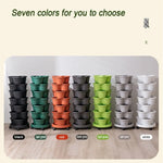 pots fleurs empilables plastique moderne roulettes noir vert foncé rouge gris clair