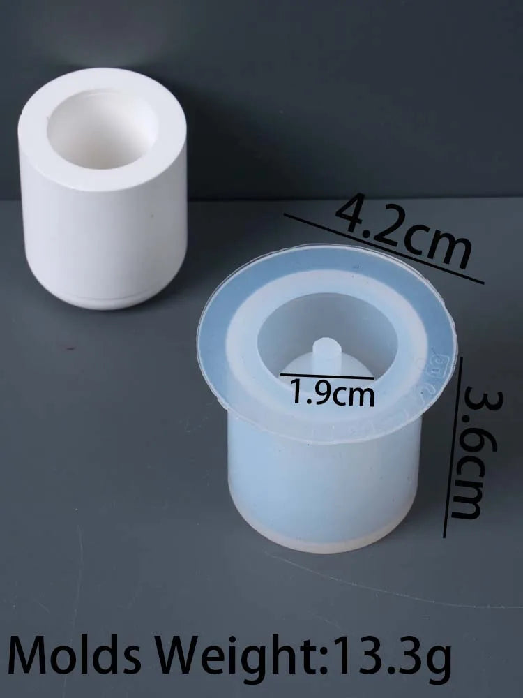 vases silicone blanc rose jaune bleu vert modernes minimalistes hexagonaux rondels hand made
