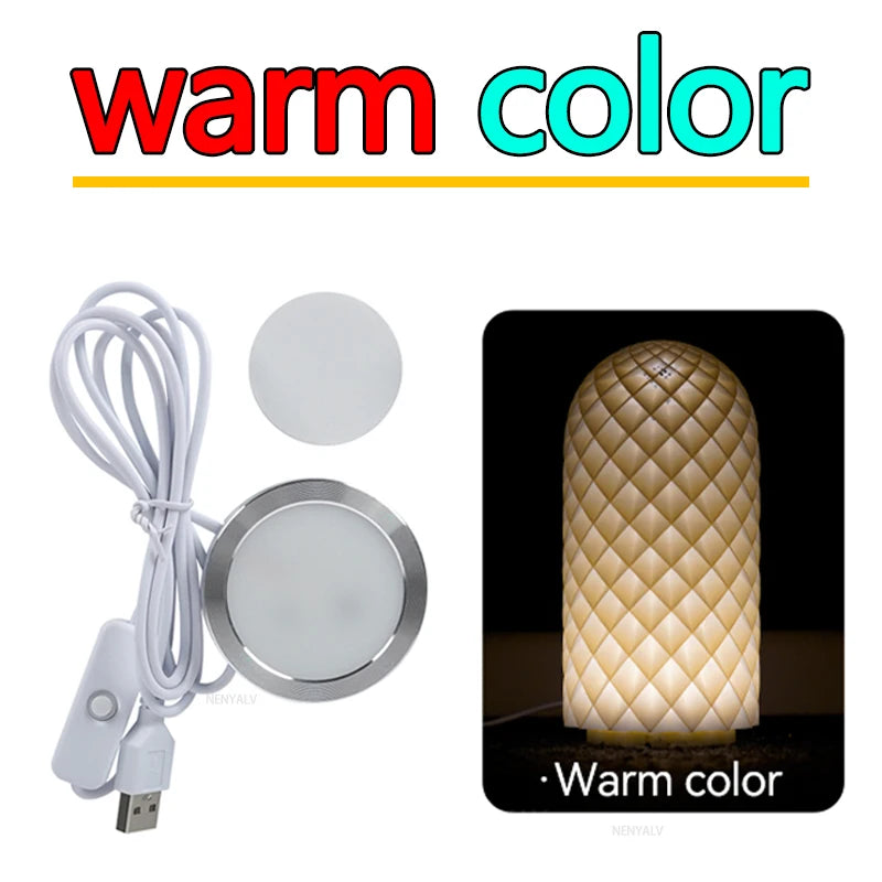 kit lampe led diy ajustable aluminium usb télécommande couleur réseau mailles adhésif blanc chaud