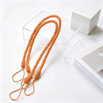 corde torsadée blanc anneaux rideaux ajustables tissés main classique minimaliste wabi sabi