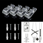 clips rideau transparent quincailleries fenêtres accessoires stores moderne vis fixations
