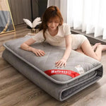 matelas mousse mémoire forme matelas gris quilté moderne couche canapé dormir antidérapant épais solide