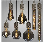 ampoules led décoratives vintage vis e27 spirale dorée noir 2700k 4w 8w 220v