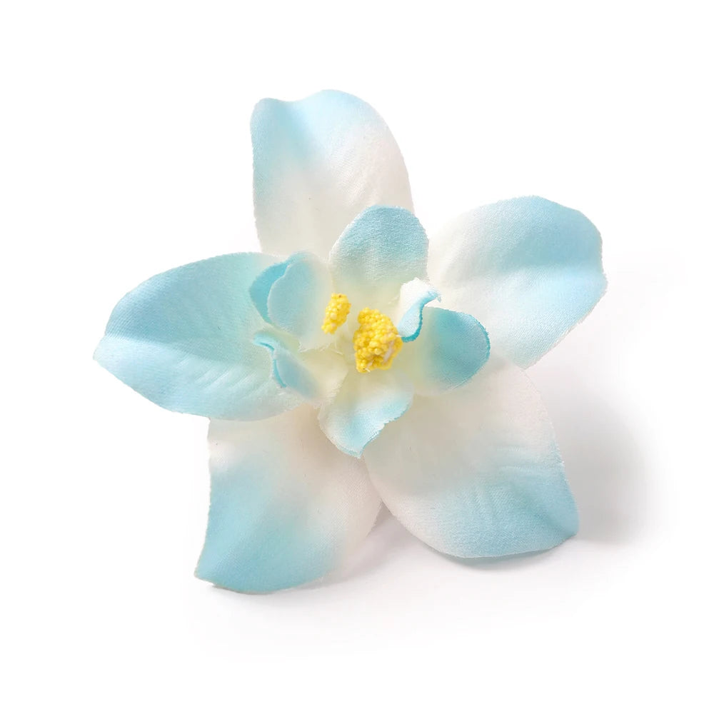 fleurs artificielles orchidées soie couronne mariage décoration cheveux accessoires fête anniversaire décoratif