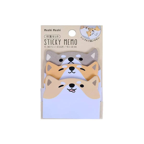 post it autocollants animaux mignons kawaii 45 feuilles rose gris beige bleu clair