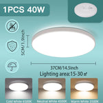 lampe led moderne blanc doré 18w 30w 40w 50w