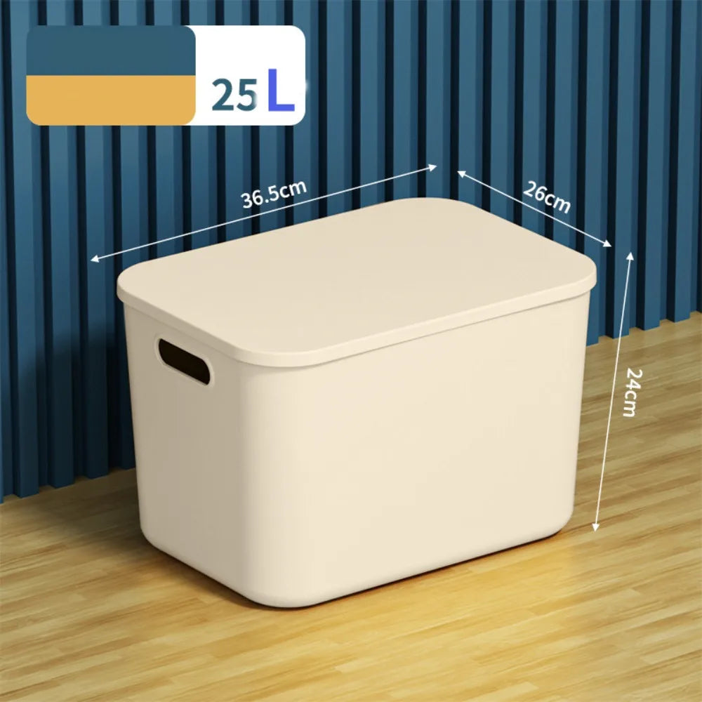 boîtes rangement empilables boîte rose clair blanc modernes minimalistes poignées plastique