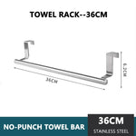 porte serviettes mural acier inoxydable moderne fixé adhésif argent noir uni