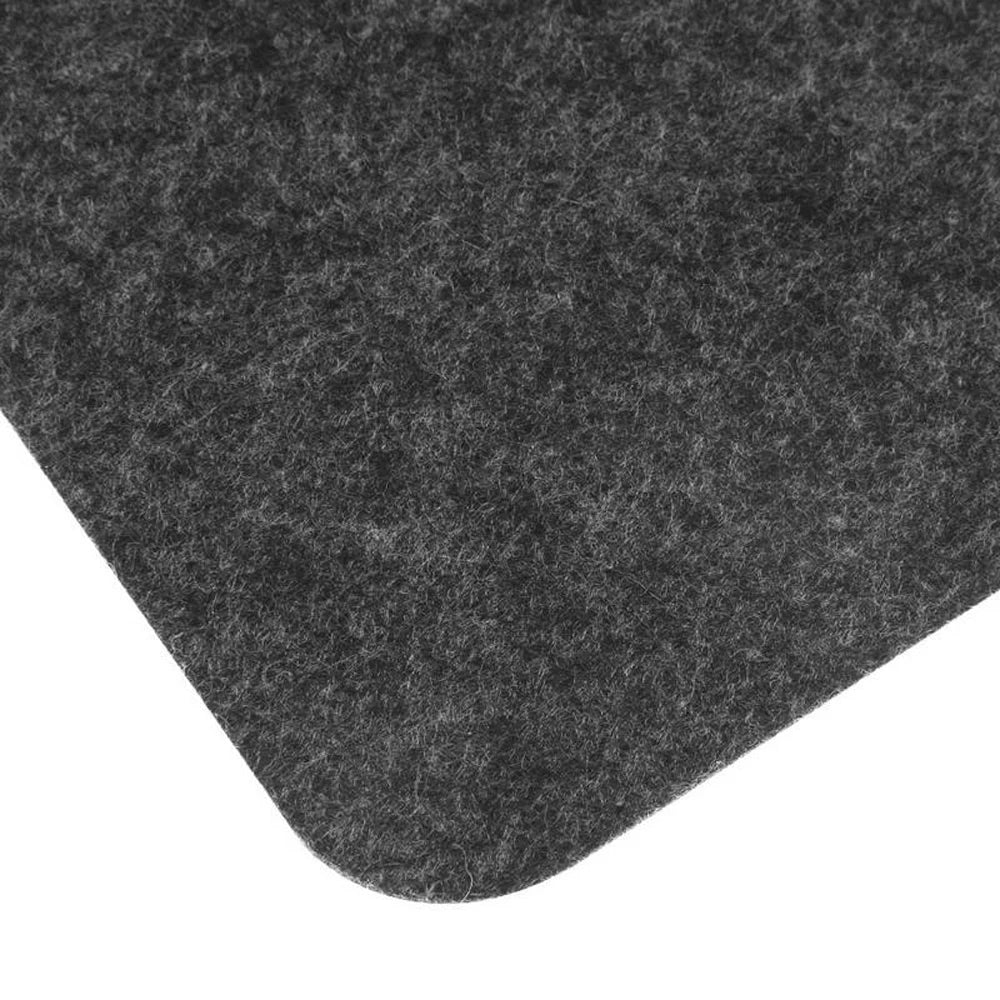 tapis feutre noir gris bleu marine moderne minimaliste 60x30cm 70x33cm