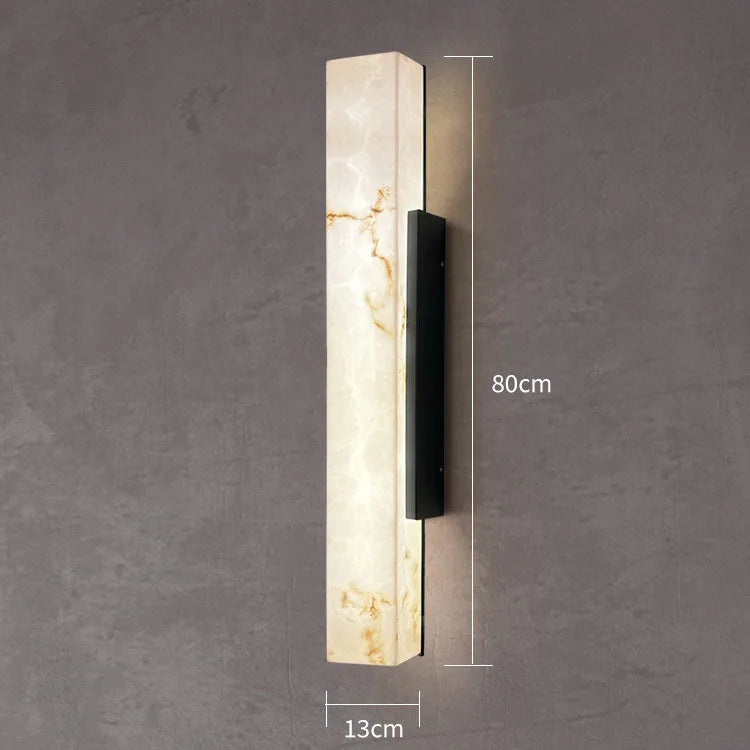 applique murale led marbre ip65 acier inoxydable moderne extérieur blanc beige noir