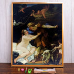 kit broderie point croix motifs scéniques peinture moderne toile coton 11ct diamant painting kit