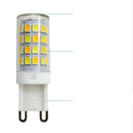 ampoule led 3w blanc moderne carrés jaunes verts 2700k 6500k g9 cct