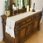 chambranle table vintage dentelle carreaux blanc beige mariage fêteextérieur rusticemode pastoral