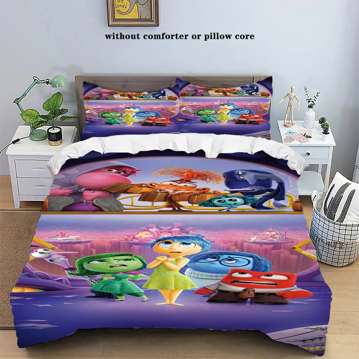 Set de literie moderne dessin animé pour chambre ado