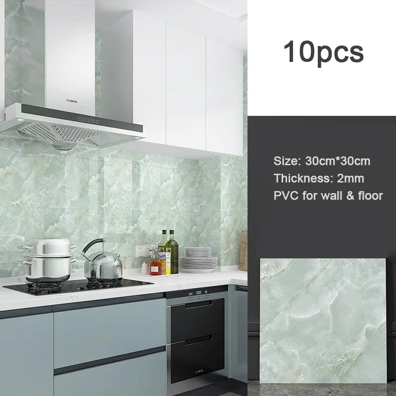 panneaux decoratifs murals marbre gris blanc adhésifs imperméables anti moisissures modernes resistant humidité respectueux