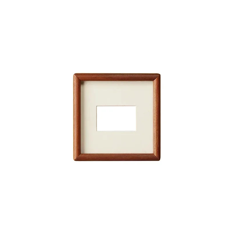 cadre photo bois naturel classique marron clair texture bois fenêtre photo minimaliste deco intérieure