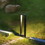 lampe extérieure led moderne imperméable aluminium noir gris 60cm ip65 2000lm