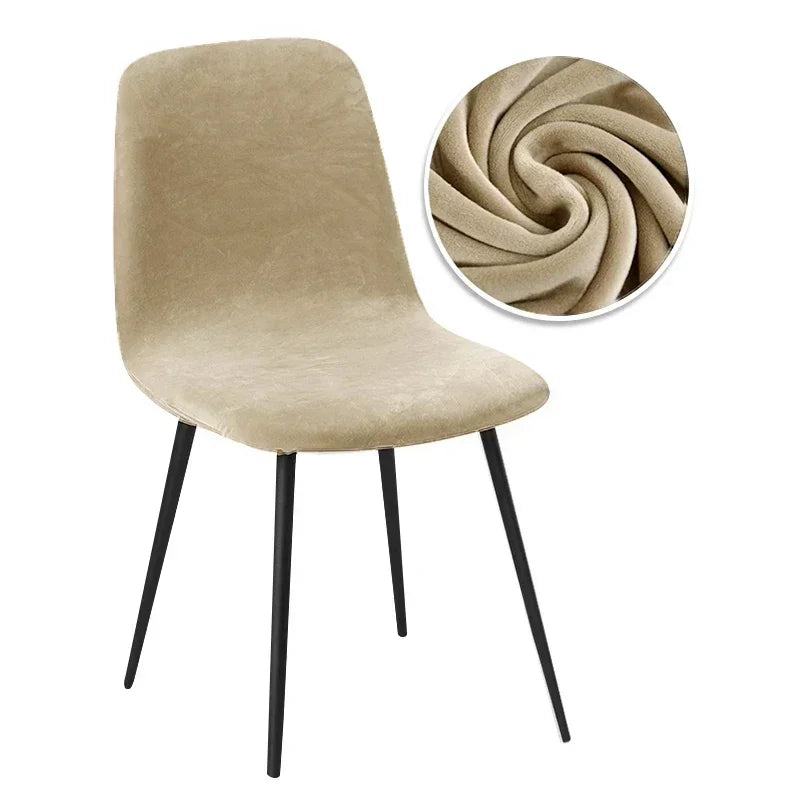 chaise moderne velours beige blanc violet rose marron orangeversible 22 48cm