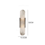 applique murale moderne marbre doré blanc gris éclairage led mur fixe élégantintérieur chambre
