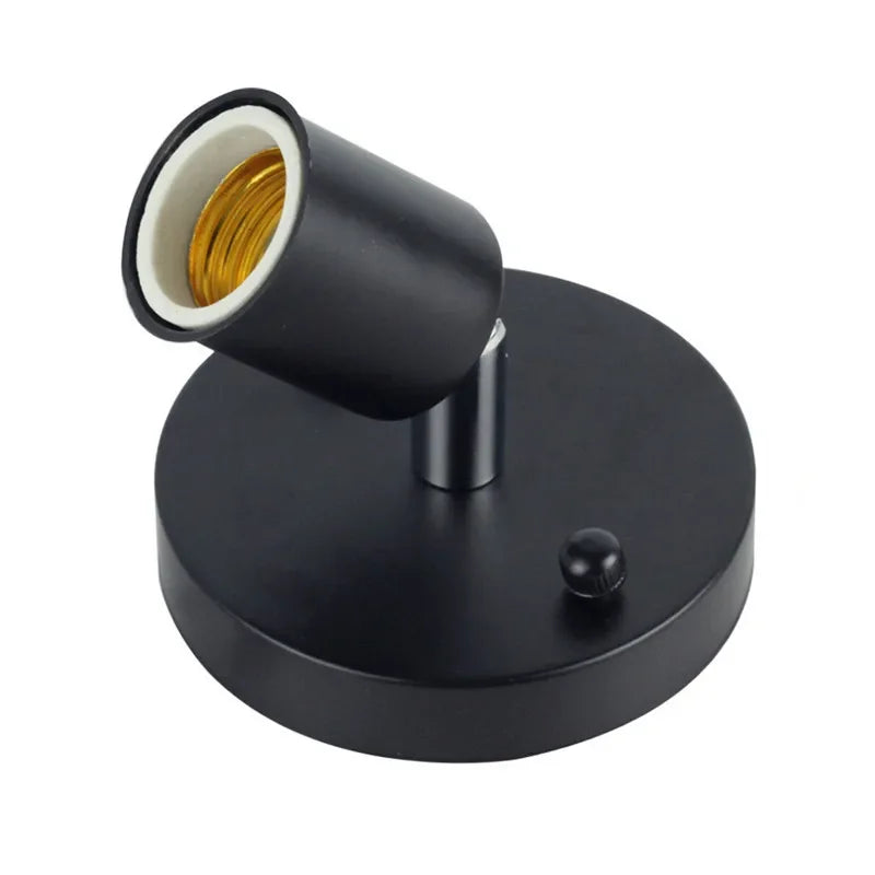 support mural moderne ampoule led argenté doré cuivre vis fixations chambre cuisine salle manger