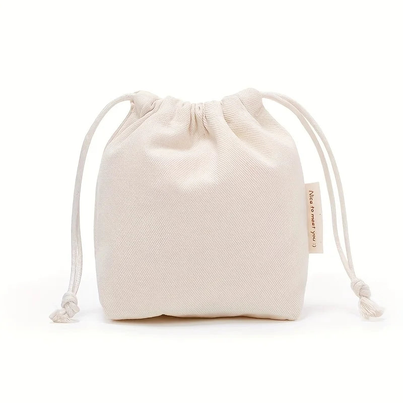 sac toile coton blanc noir bleu rouge vert jaune beige marron rose classique cordon