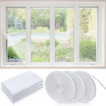 filet anti moustiques blanc maille fine adhésif fenetre chambre maison moderne protection insectes réutilisableintérieurextérieur