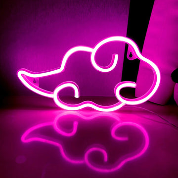 néon led nuage rouge blanc moderne lumineux usb power suspension anniversaire décoration chambre
