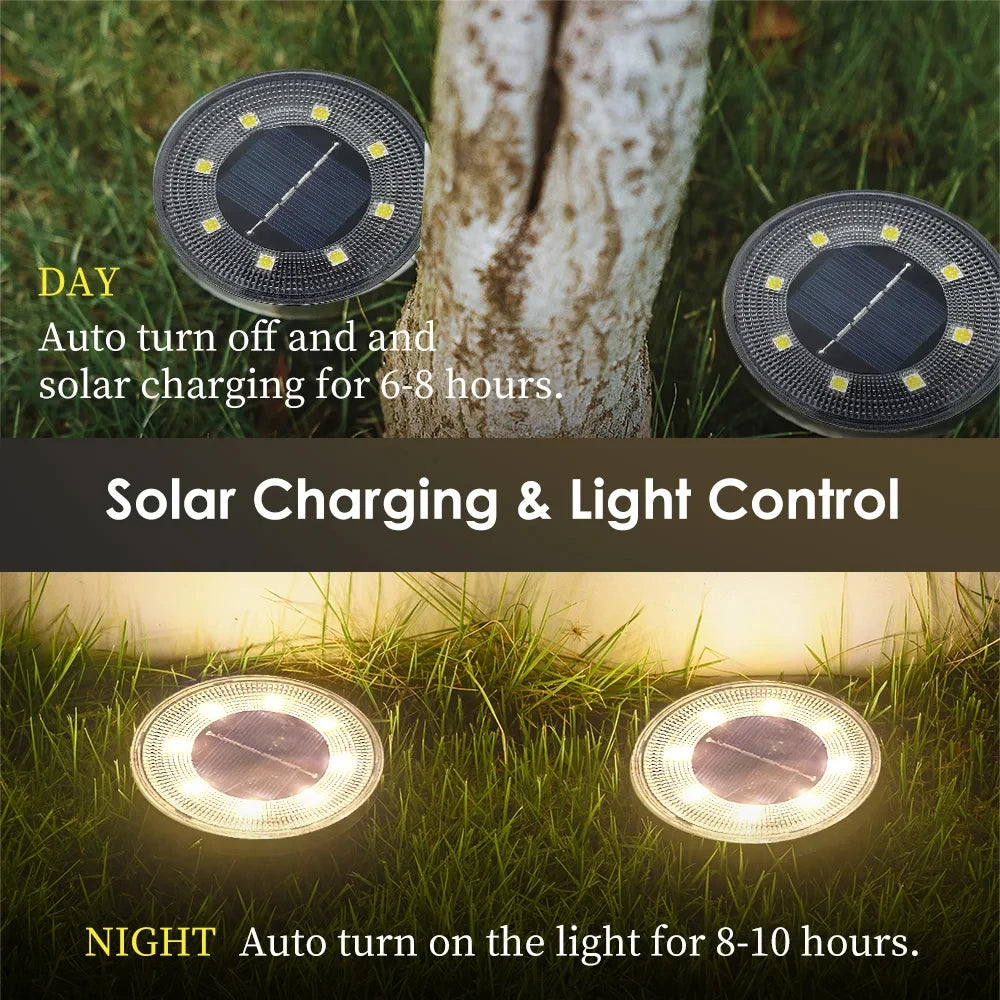 lampe solaire extérieure ip68 led noire dorée moderne jardin piscine