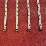 Ruban LED blanc points lumineux jaunes moderne clips fixation 50cm pièces ensemble