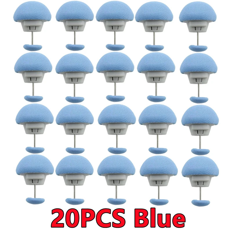 boucles suspension adhésives rose bleu gris blanc modernes minimalistes 16pcs 20pcs