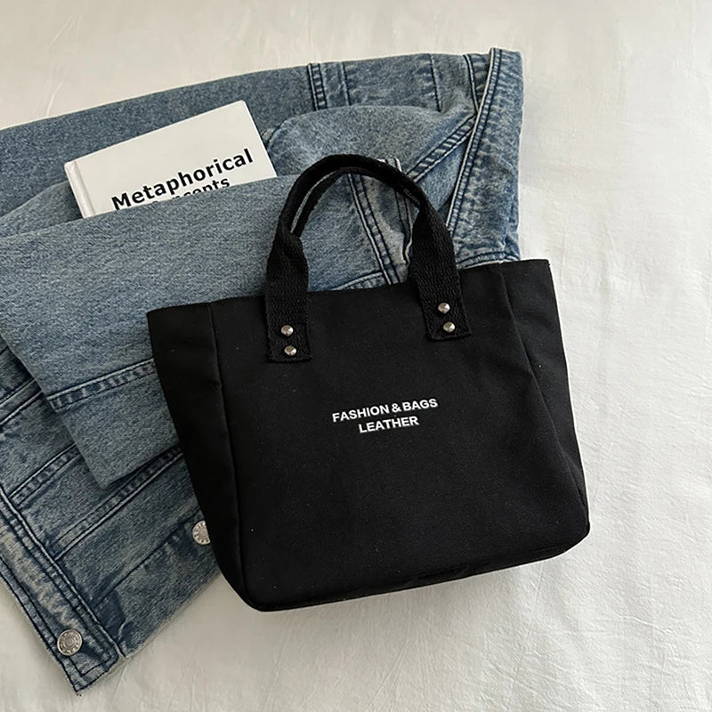 sac main toile polyester couleur rose rouge noir blanc jaune moderne casual poignées fermure