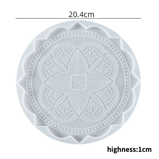 moule silicone floral mandala deco gâteau art deco symétrique cuisine
