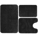 tapis bain mousse mémoire forme moderne rayures horizontales absorbant antidérapant lavable machine extra doux