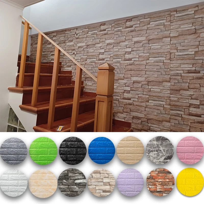 panneaux decoratifs murals adhésifs résistants humidité moderne gris vert noir bleu rose beige marbré