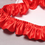 rubans satinés plissés couleurs vives classiques cheveux décontractés élégants mariage artisanat
