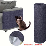tapis grattage chats gris adhésif protection meubles salon canapé moderne polyestère