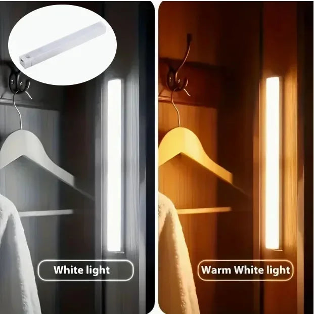 lampe led rechargeable détecteur mouvement aimants couleurs blanc beige noir moderne minimaliste