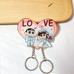porte clés mural kawaii ours chien cœur rose décoration maison